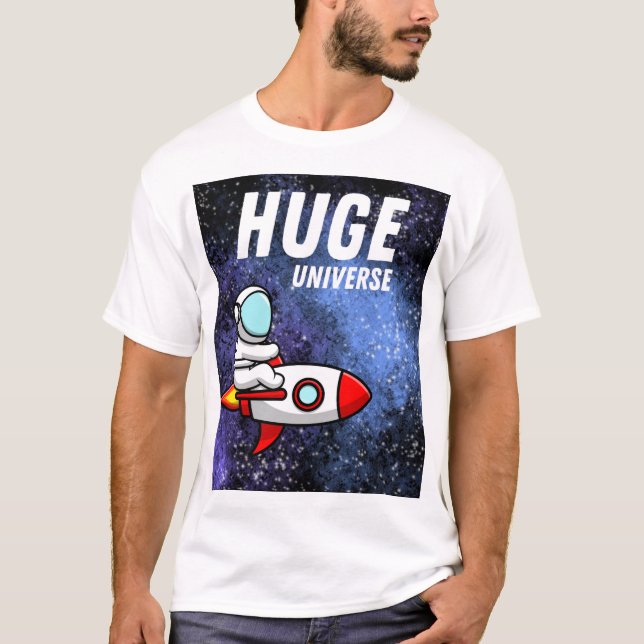 CAMISETA ENORME UNIVERSO (Anverso)