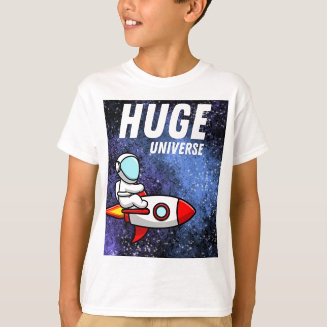 Camiseta enorme universo (Anverso)