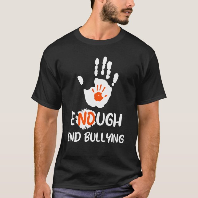 Camiseta enough end bullying unity day for men women kids (Anverso)