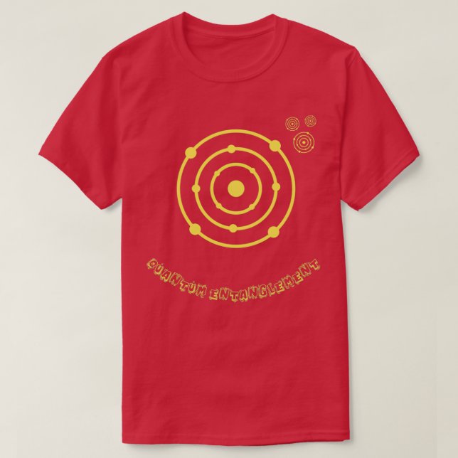 Camiseta enredo cuántico (Diseño del anverso)