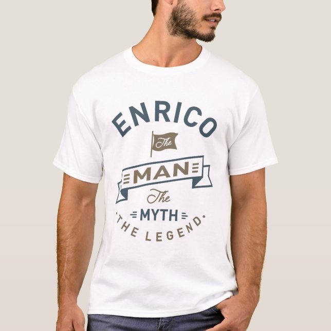Camiseta Enrico The Man (Anverso)