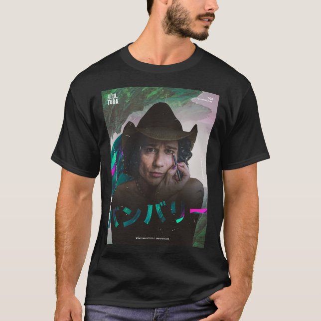 Camiseta Enrique Bunbury - Recultura 004 V-Neck T-Shirt (Anverso)