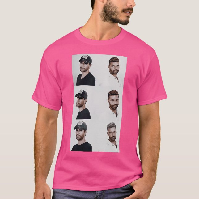 Camiseta Enrique Iglesias Ricky Martin (Anverso)