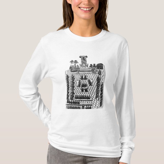 Camiseta Enrique VIII y el parlamento en 1523 (Anverso)
