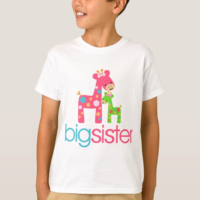 Camiseta enrrollada de la hermana grande de la (Anverso)