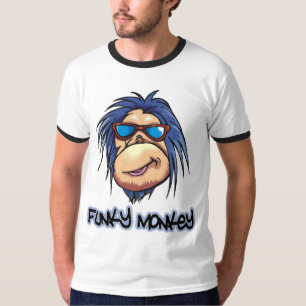 Camiseta enrrollada del mono