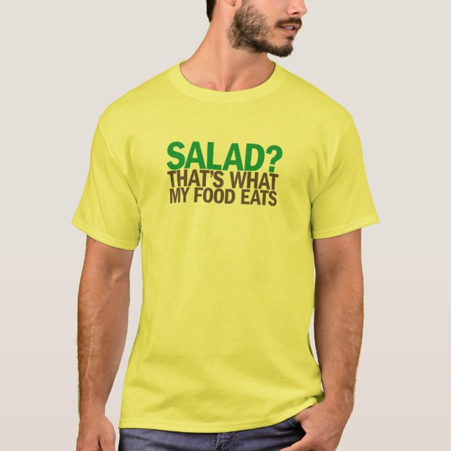 Camiseta ¿Ensalada? (Anverso)