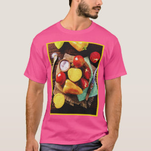 Camiseta "Ensalada Casera De Verduras" Foto Cuta. ¡Hazte co