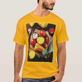 Camiseta "Ensalada Casera De Verduras" Foto Cuta. ¡Hazte co
