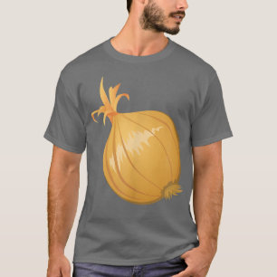 Camiseta Ensalada de cocina de cebolla amarilla verdura