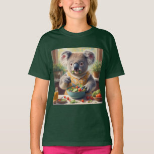 Camiseta Ensalada de comida Koala