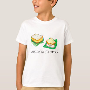 Camiseta Ensalada de huevo vs queso de Pimento