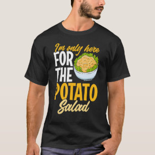 Camiseta Ensalada de papa ama el humor vegan de comida diet