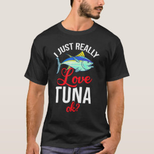 Camiseta Ensalada de pesca del atún rojo