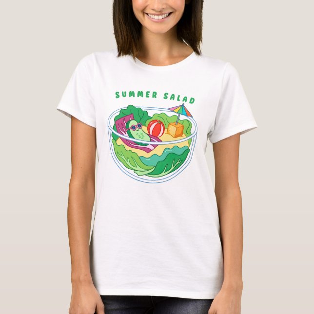 Camiseta Ensalada de Verano (Anverso)