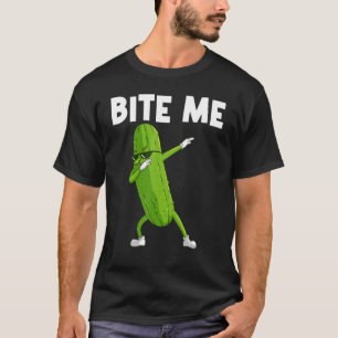 Camiseta Ensalada Fría Para Hombres Mujeres Pepino Grande D