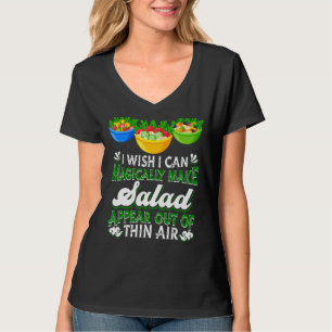 Camiseta Ensalada Magia Comida Saludable Vegetales Foodi