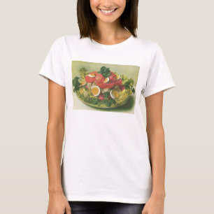 Camiseta Ensalada Mesclun Verde Mixta Orgánica de Comida Vi