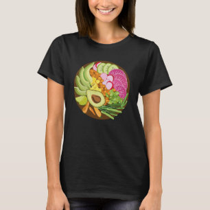 Camiseta Ensalada nutricionista para dietista y vegano 5