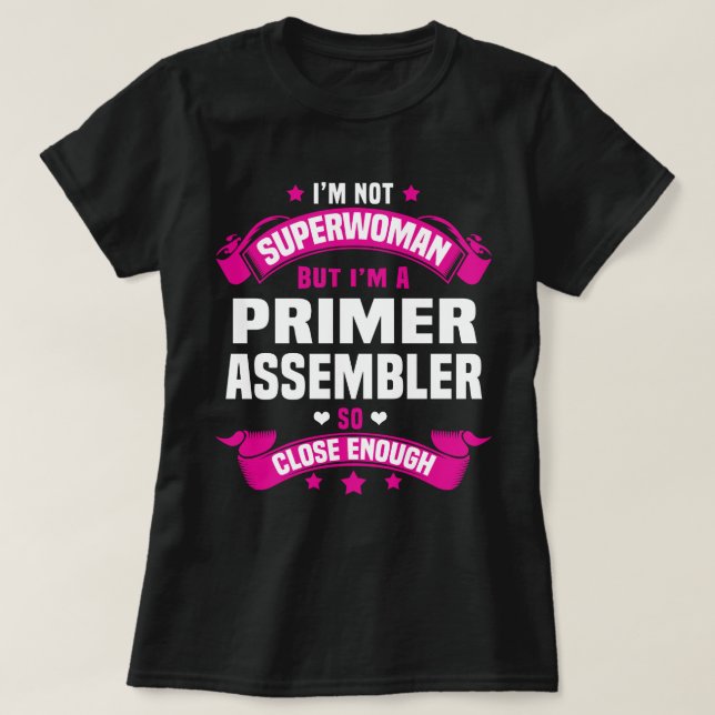 Camiseta Ensamblador primario (Diseño del anverso)