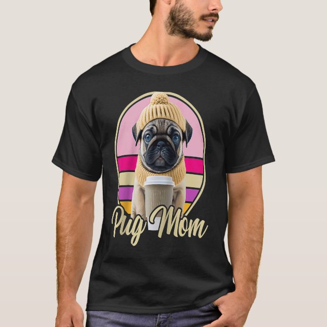 Camiseta Ensamblaje De Madera De Pug Traje De Perro Cachorr (Anverso)