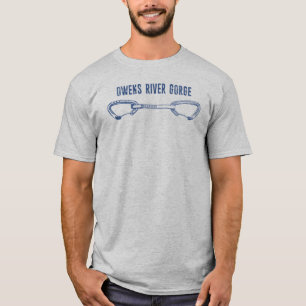 Camiseta Ensamble rápido de escalada en roca en Owens River