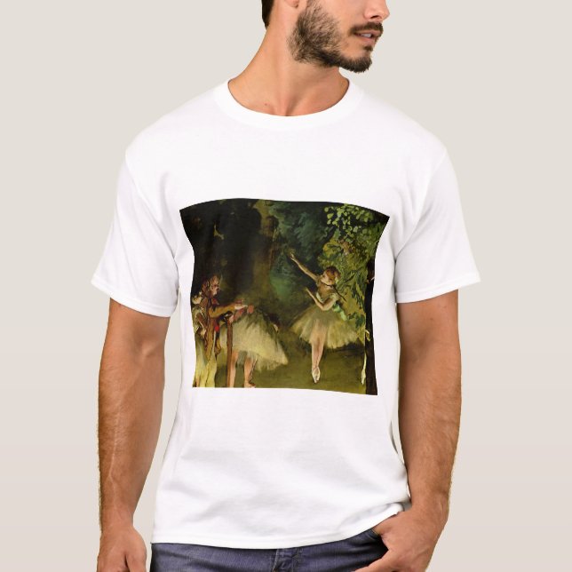 Camiseta Ensayo de ballet - Edgar Degas - 1875 (Anverso)