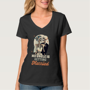 Camiseta Ensayo de la Boda Comprometida Mi Tío Se Casa
