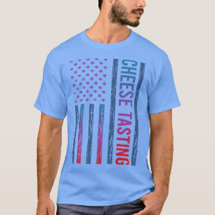 Camiseta Ensayos de queso con bandera de degradado