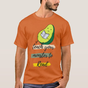 Camiseta enseña a tu monstruo a leer