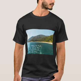 Camiseta Enseña a un hombre a pescar...