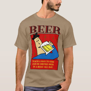 Camiseta Enseña a un hombre a pescar