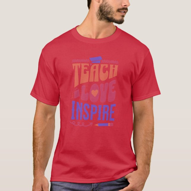 Camiseta Enseña Amor vintage (Anverso)