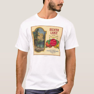 Camiseta Ensenada anaranjada de LabelLemon del lago de