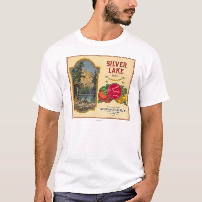 Camiseta Ensenada anaranjada de LabelLemon del lago de (Anverso)