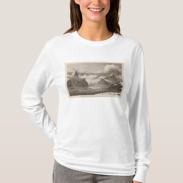 Camiseta Ensenada de la esquina cómoda, Alaska (Anverso)