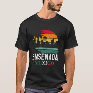 Camiseta Ensenada México Retro Antiguo