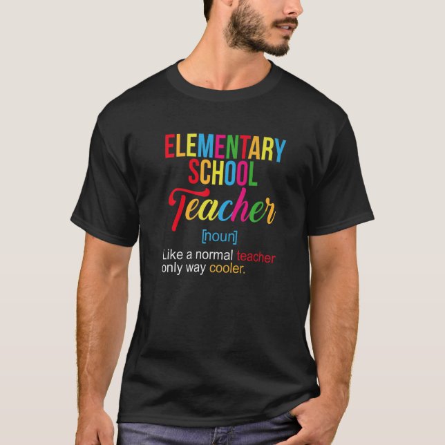 Camiseta Enseñador de la escuela primaria (Anverso)