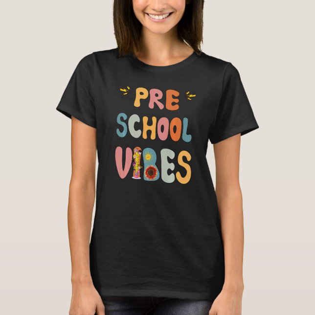 Camiseta Enseñador de preescolar con vibración Guay Esl Cut (Anverso)