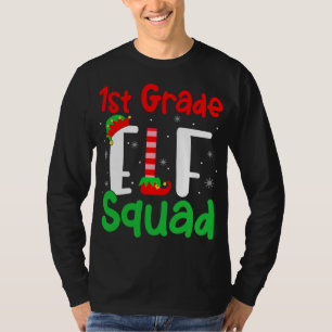 Camiseta Enseñan a Navidades divertidos de grado ELF Squad