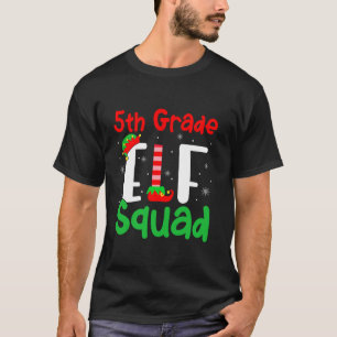 Camiseta Enseñan a Navidades divertidos del ELF Squad de qu