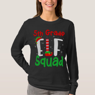 Camiseta Enseñan a Navidades divertidos del ELF Squad de qu