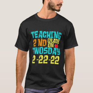 Camiseta Enseñando 2do Grado el Martes 2/22/2022 Matemática