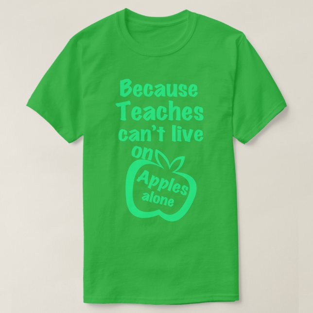 Camiseta Enseñando a Apple (Diseño del anverso)