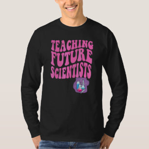 Camiseta Enseñando a Futuros Artistas Profesora Retro Estud