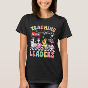 Camiseta Enseñando a futuros líderes dirigidos por un ganso