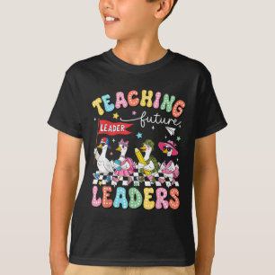Camiseta Enseñando a futuros líderes dirigidos por un ganso