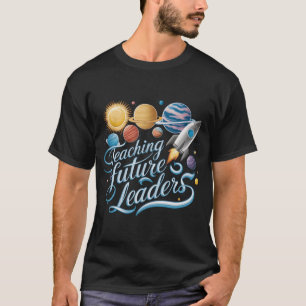 Camiseta Enseñando a futuros líderes Profesor del planeta e