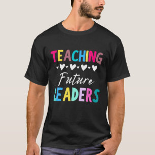Camiseta Enseñando a futuros líderes profesores Inspiradore