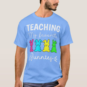 Camiseta Enseñando a mis conejitos favoritos Tees de Pascua